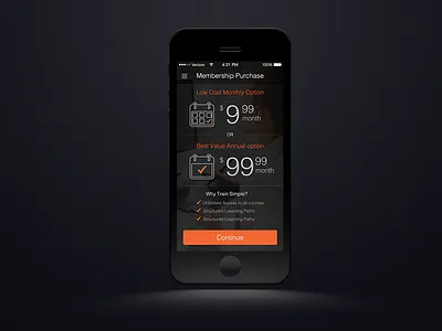Dark iOS layout . dark flat free icon interface ios iphone logo mobile orange osx psd