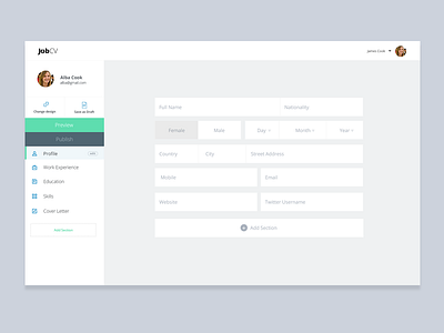 Application Form application cv design forum job jobcv web
