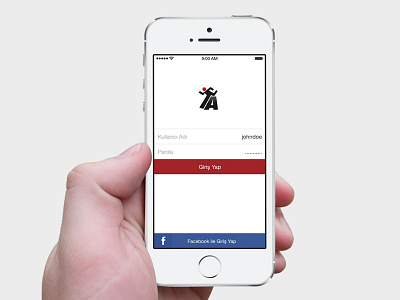 Minimal Login clean clear flat input login minimali signin sport text field ui