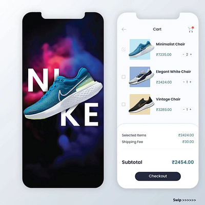 Footwear Application UI Design by Alex Hales on Dribbble