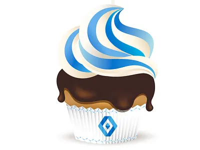 Cupcake Campaign card cupcake graphic design layout print