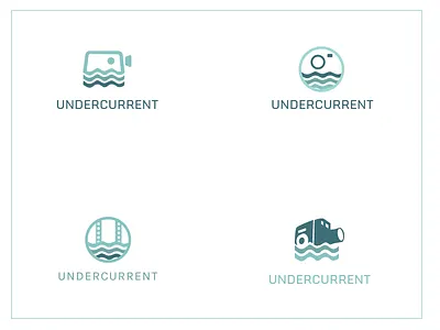 Undercurrent camera film green logo ocean video water