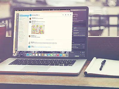 New Hall on Desktop chat design mac ui ux yosemite