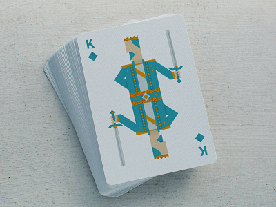 King of Diamonds diamond king man playing cards sword