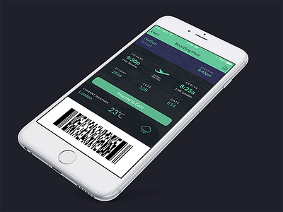 Travel app for iPhone 6 app apple green ios8 iphone new one template travel ui ux
