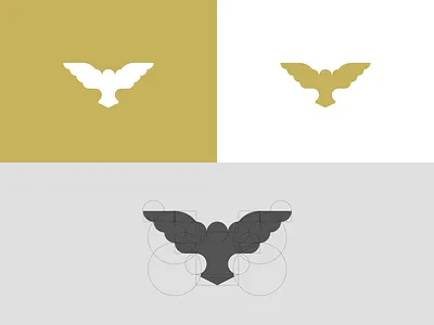 Flying Owl animal bird branding illustration jakob treml logo mark owl shape simple vector