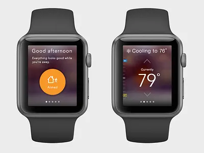 Vivint AppleWatch App Concept