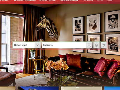 Real estate website concept design real estate ui webdesign