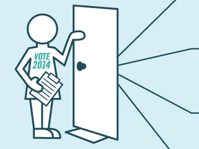 Get-Out-the-Vote Inforgraphic illustration infographic magazine politics print