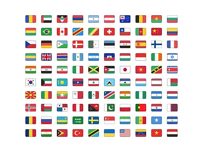 Flag Set for Sketch flags free icons sketch svg