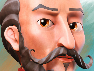 Ed Santiago 3d 3d character cartoony character character designer freelance 3d character game characters male hero character