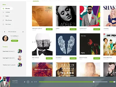 Spotifylight Shot design flat graphic design media mobile app social ui ux