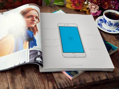 A4 Board Presentation iPhone 6 a4 board download freecreative iphone iphone 6 presentation print psd