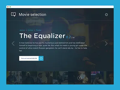Media player (WIP) app application desktop gallery media movie player sketch ui ux video