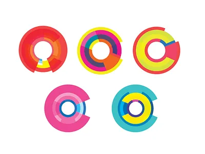 Logo Exploration assembly c letter logo wip