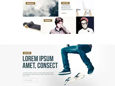 Sound´s whisper art direction design interaction music responsive theme ui user interfaces ux web
