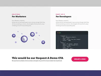 Sparkart Universe marketing site WIP dark purple space sparkart universe