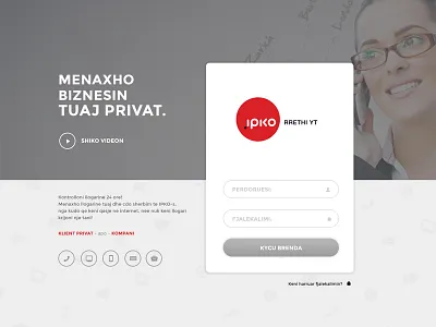 Business Telecommunications Management Login Page business ipko login management page telecommunications website