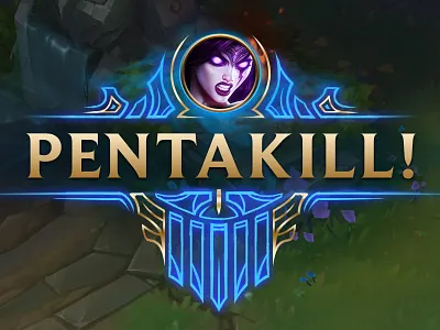 Pentakill banner league of legends morgana pentakill