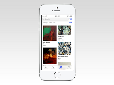 Artworks artworks detail flow ios mobile refine ux