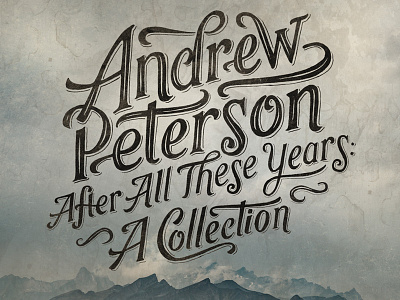 Album Art album folk hand lettering inline lettering ligature music swash type typography