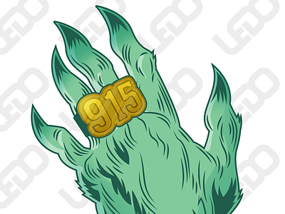 Monster Hand agency highforge art design digital art digital design graphic design