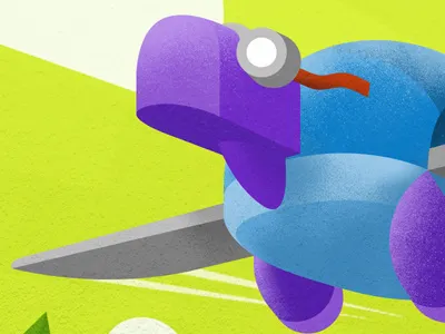 The flying Turtle airplane bright color design fly illustration illustrator nature sky texture turtle vector