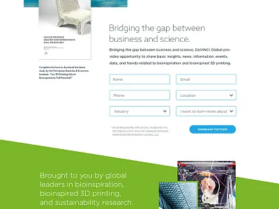 Da Vinci Site 1 3d printing bioinspiration biomimicry identity plnu san diego web design