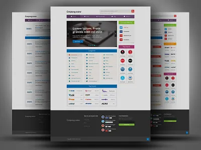 Deal Site Design coupon site deal site deal site design psd design web design website