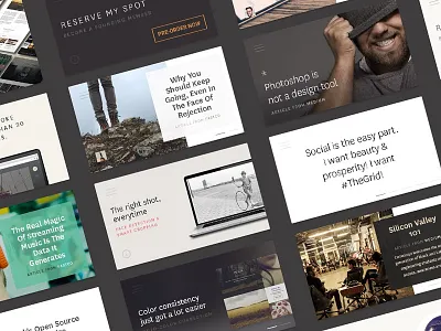 The Grid: mobile landscape ai constraints design grid mobile site thegrid ui web