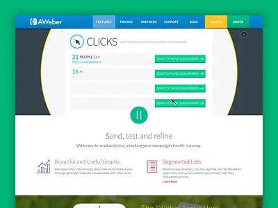 AWeber.com - Redesigned Inline Video Player html 5 video inline video player