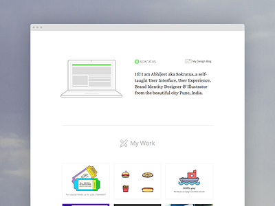 Portfolio portfolio self promotion ui website