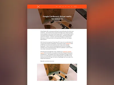 Blog post agency blog blogpost content grid homepage site tab web website