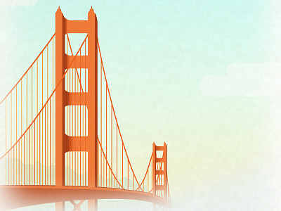 Evening Fog bird california evening fog golden gate bridge san francisco seagull sunset thelittlelabs
