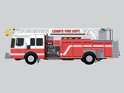Firetruck Illustration ai art design firetruck illustration vector