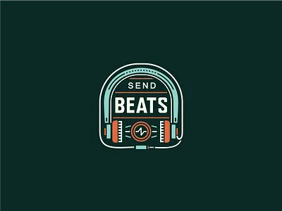 SendBeats adline badge beat brassai electronic emblem icon logo music sound