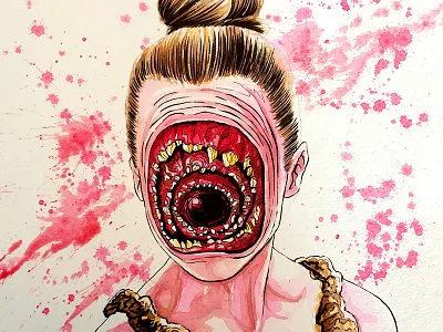 Sugar Plum Fairy cabin fairy film illustration movies painting plum sugar watercolor whedon woods