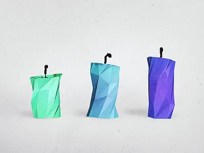 Candlend 3d c4d candle cgi cinema 4d illustration low poly lowpoly render