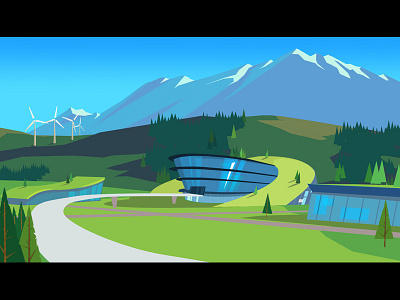 Denso animation background