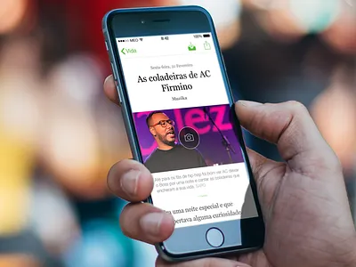 SAPO Jornais - Article Detail covers detail ios ipad iphone jornais news newspapers sapo sapo jornais ui