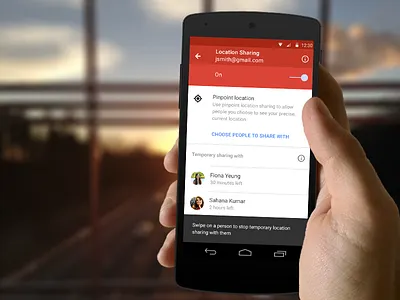 Google Location+ Settings Redesign google intern internship location plus redesign settings