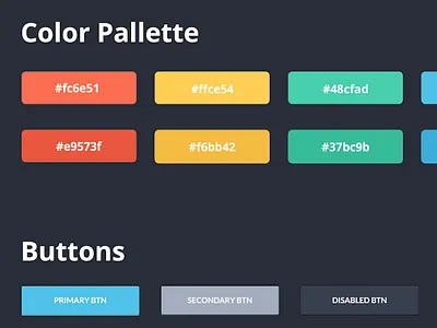 Part of an old, unfinished style guide branding button checkbox color form input interface radio button style guide tooltip ui user