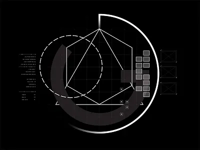 B&W elements animation elements animation planning motion ui