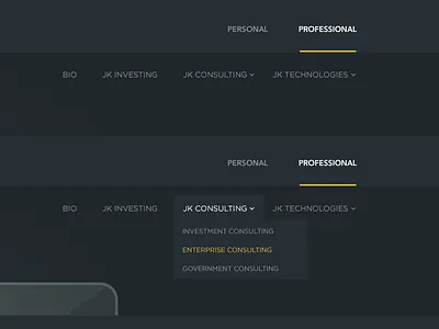 Drop-down navigation business dropdown marketing navigation ui ux web webdesign