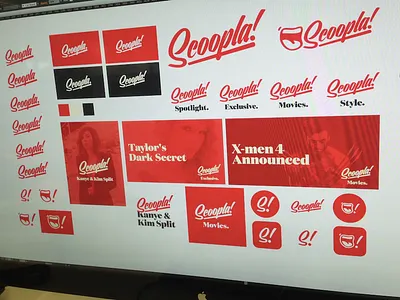 Logo update for platform Rebrand font logo red script typeface