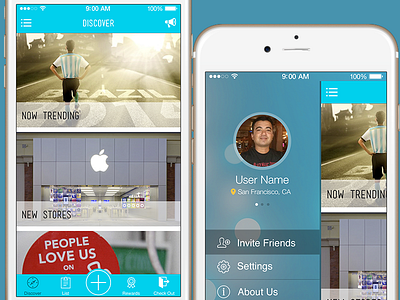 Grocery Apps for Iphone 6 Plus apple discover grocery ios iphone 6 list rewards store trending ui ux