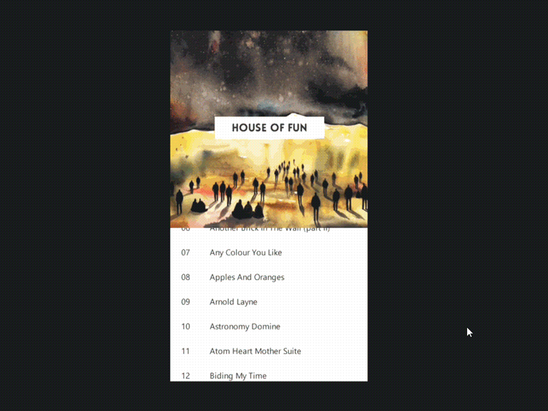 Music App Animation by Varun Varshney on Dribbble