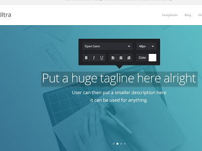 Tool Tip admin detail minimal ui ultralinx ux wordpress