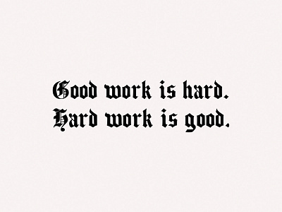 Good work.