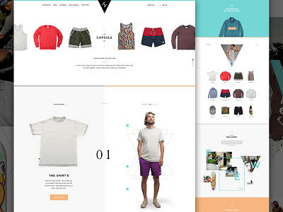 Capsule Collection boutique capsule clothing collection curranted e commerce ecommerce elegant seagulls fashion shop store triangle
